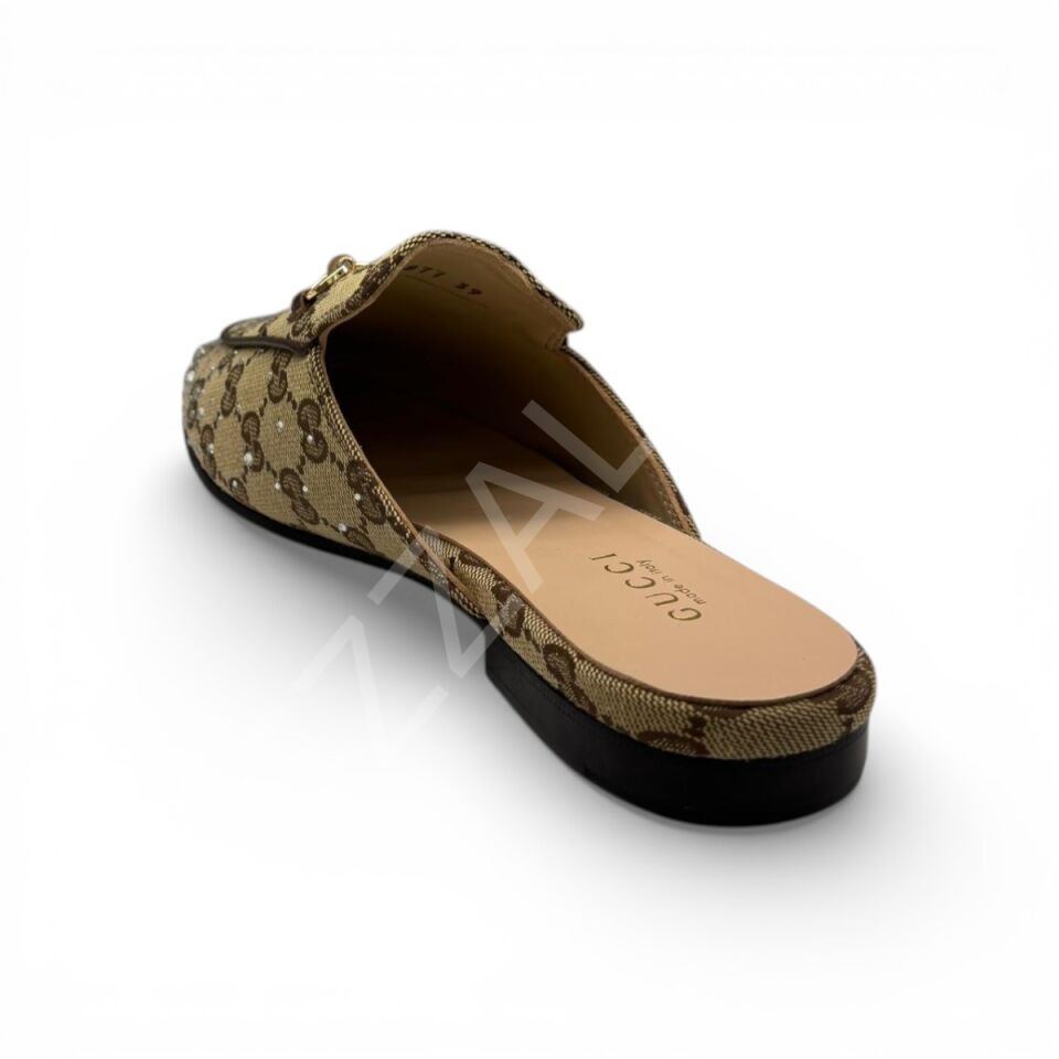 Gucci 731 Taşlı Kapalı Terlik Kadın Ayakkabı