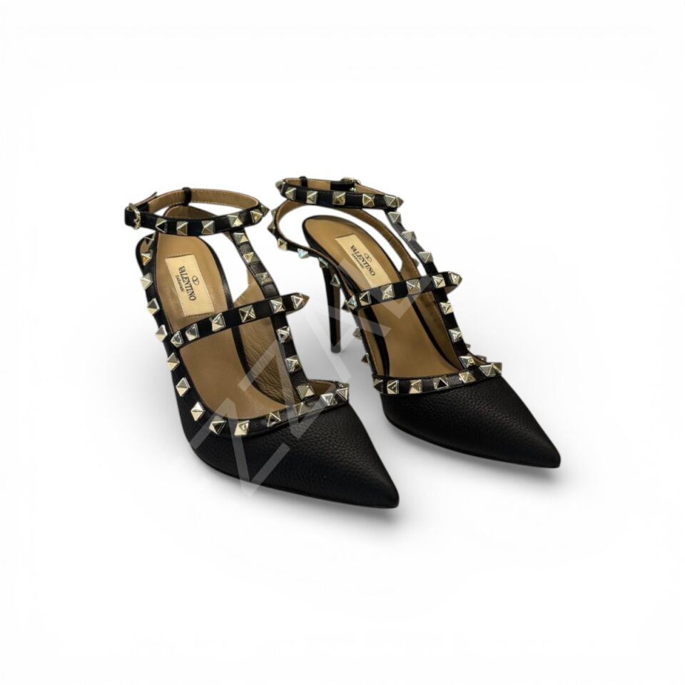 Vltn 1161 Siyah Topuklu Kadın Ayakkabı