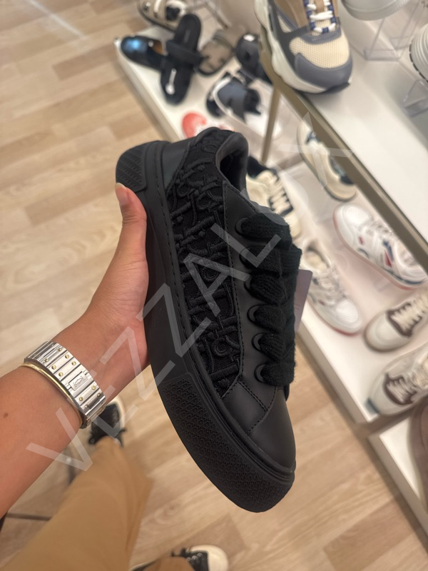 Dior 942 Siyah Nakışlı Erkek Ayakkabı