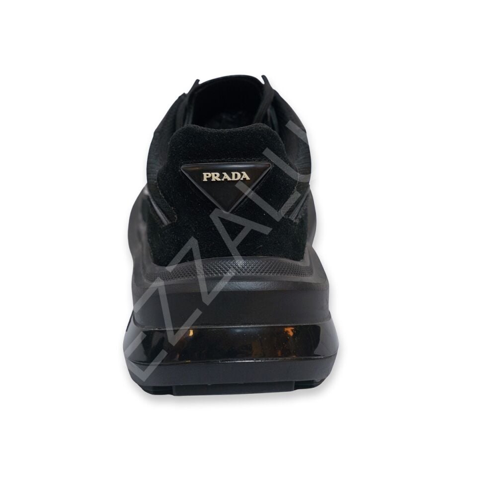 Prada 957 Siyah Arkası Süet Erkek Ayakkabı