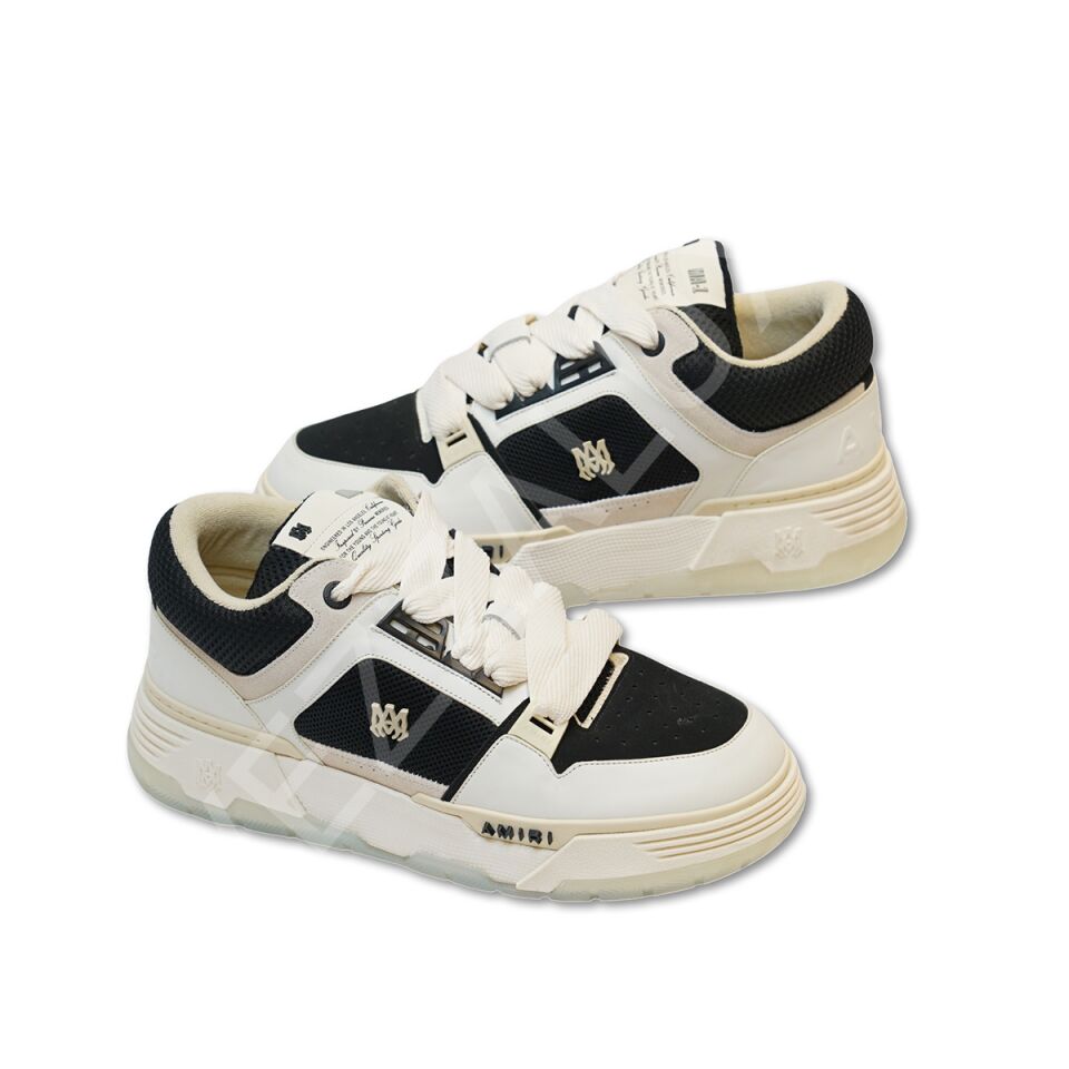 Amiri 824 Siyah Beyaz Erkek Ayakkabı