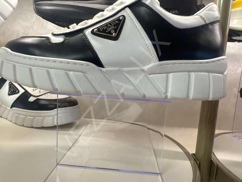 Prada 958 Siyah Beyaz Erkek Ayakkabı