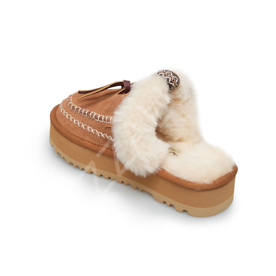 Ugg 610 Tüylü Terlik Kadın Ayakkabı