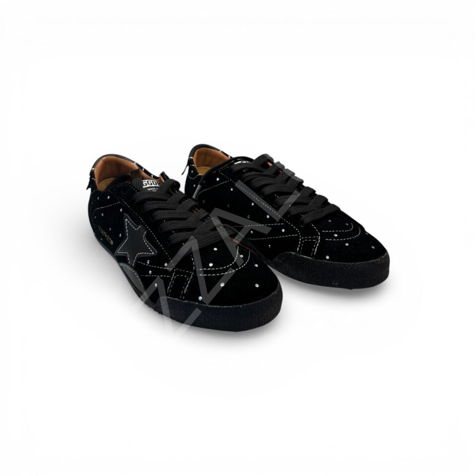 Gg 1176 Siyah Süet Taşlı Truestar Kadın Ayakkabı