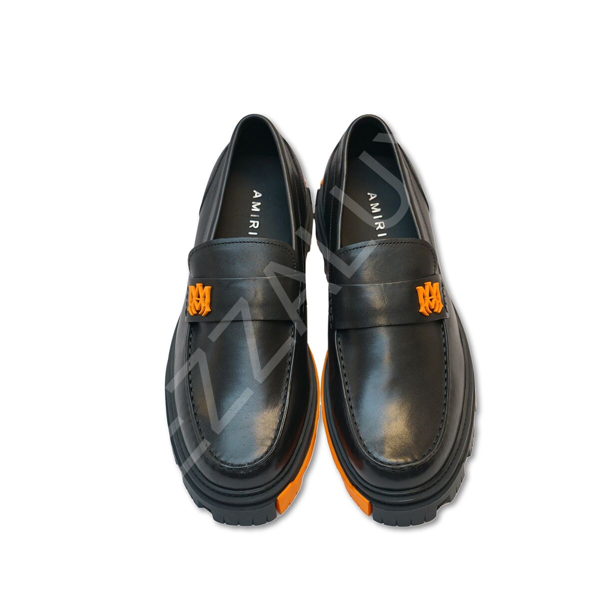 Amiri 985 Full Siyah Taban Turuncu Erkek Ayakkabı