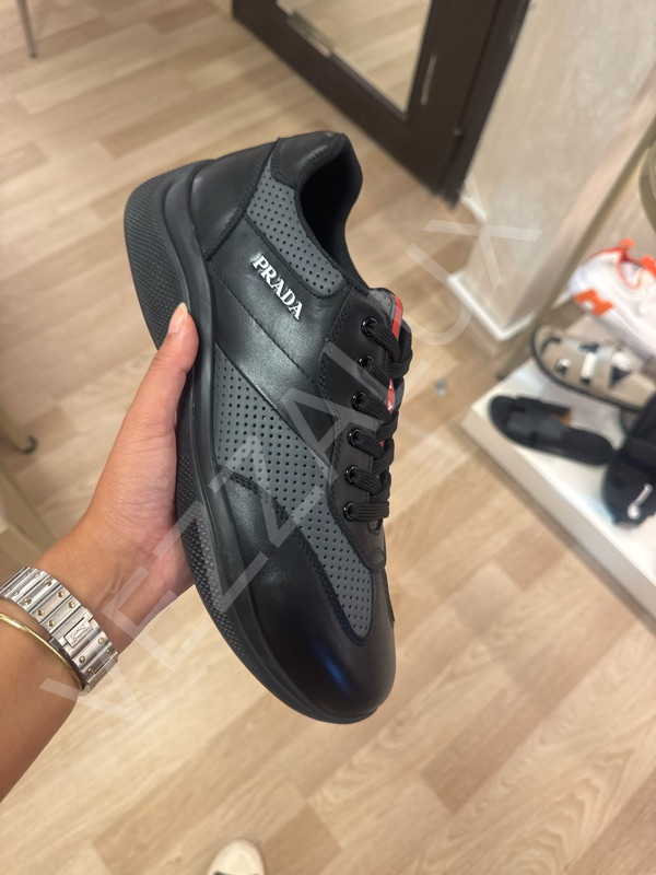 Prada 960 Gri Siyah Erkek Ayakkabı