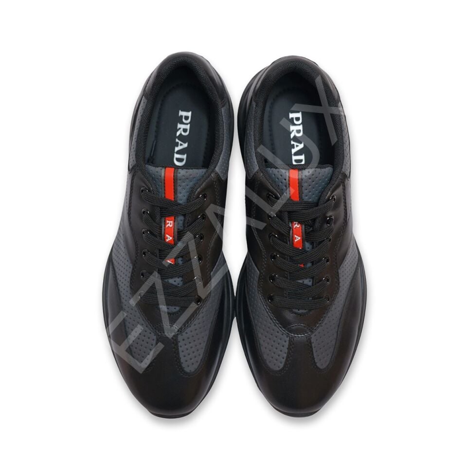 Prada 960 Gri Siyah Erkek Ayakkabı