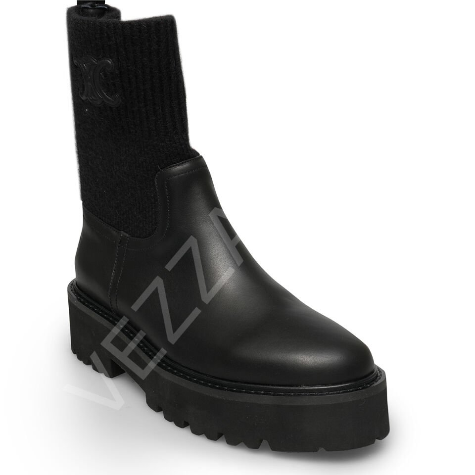 Celine 08 Siyah Bot Kadın Ayakkabı