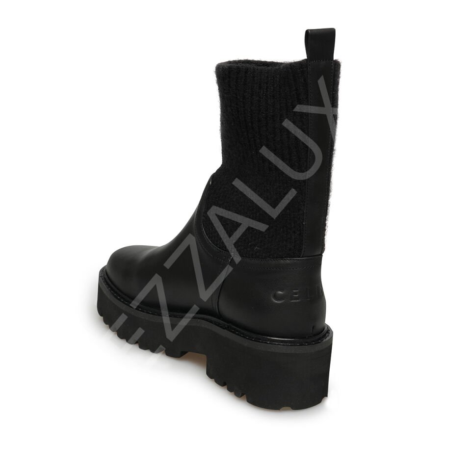 Celine 08 Siyah Bot Kadın Ayakkabı