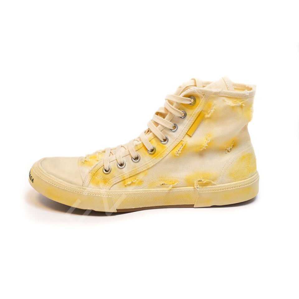 Balencıaga 1019 Yırtık Taban Yazılı Erkek Ayakkabı