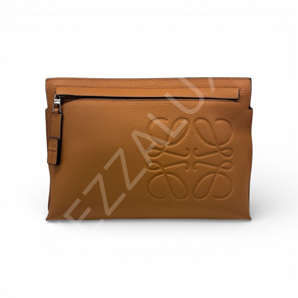 Loewe 1076 Taba Deri Çanta Erkek Çanta