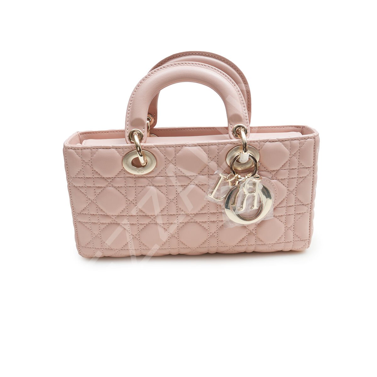 Dior 285-425 Lady D-Joy Bag 22*12*6 Small Açık Pembe Kadın Çanta