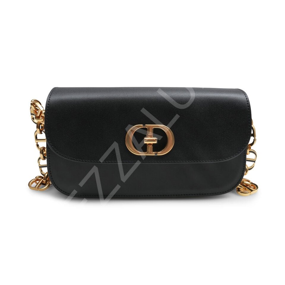Dior 30 Montaigna Avenue Bag 22,5*12,5*6,5 Standart Siyah Kadın Çanta