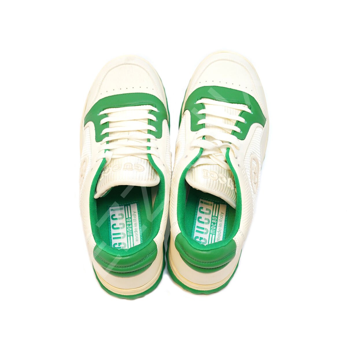 Gucci 978 Beyaz Yeşil Erkek Ayakkabı