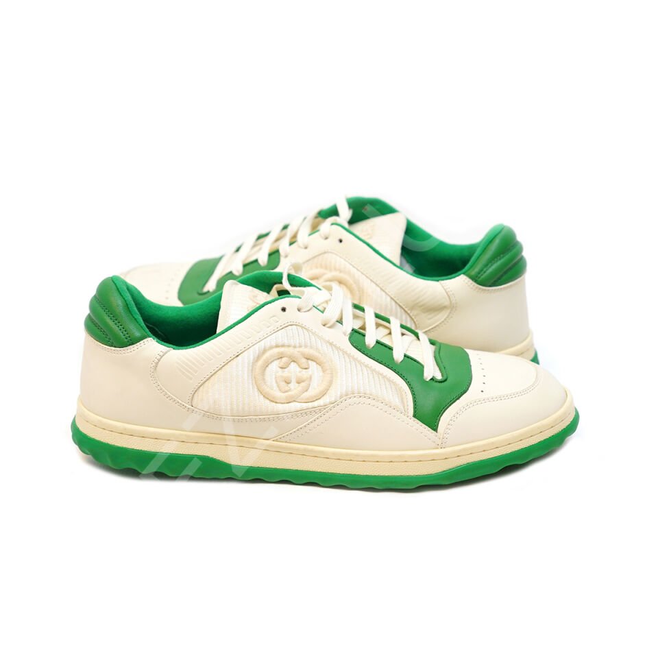 Gucci 978 Beyaz Yeşil Erkek Ayakkabı