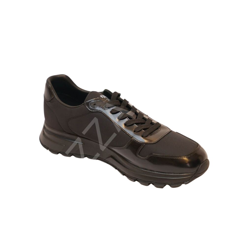 Prada 1007 Full Siyah Parlak Erkek Ayakkabı