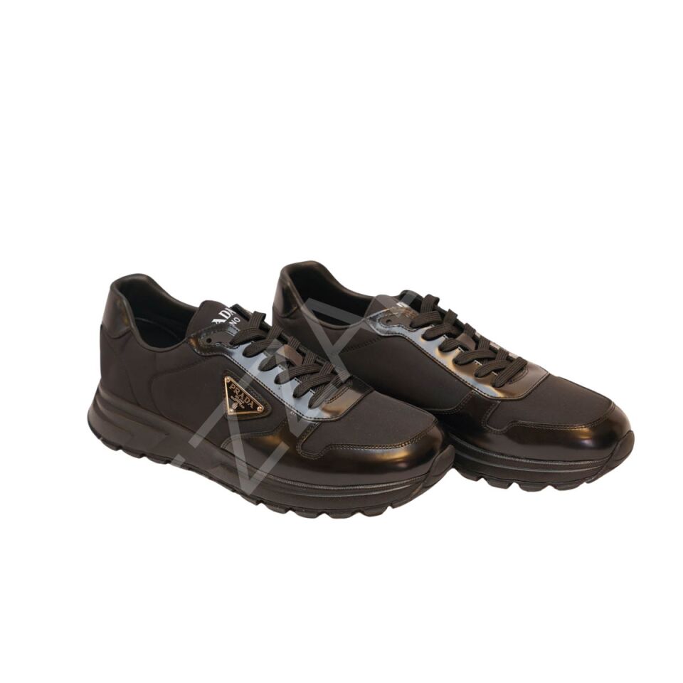 Prada 1007 Full Siyah Parlak Erkek Ayakkabı