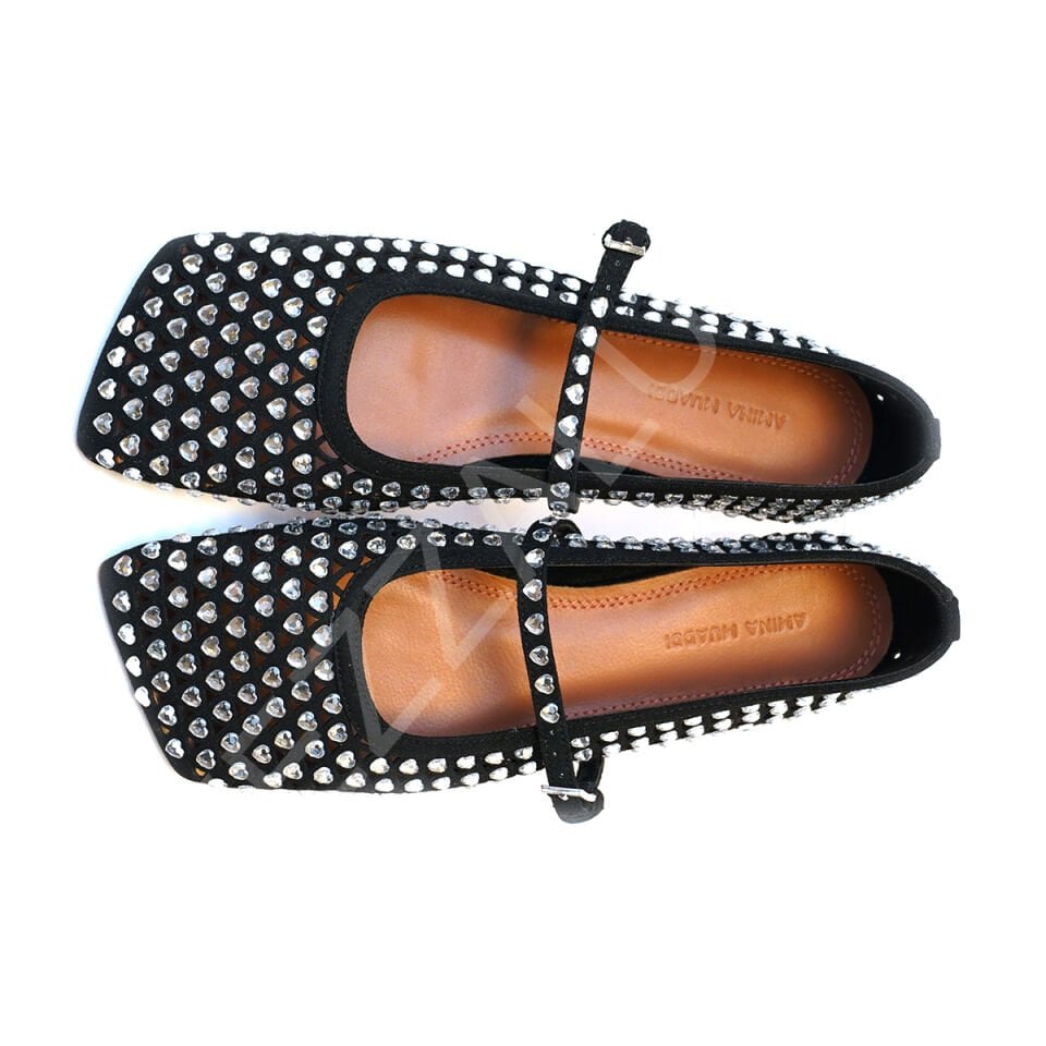 Amina 1050 Taşlı File Kadın Ayakkabı