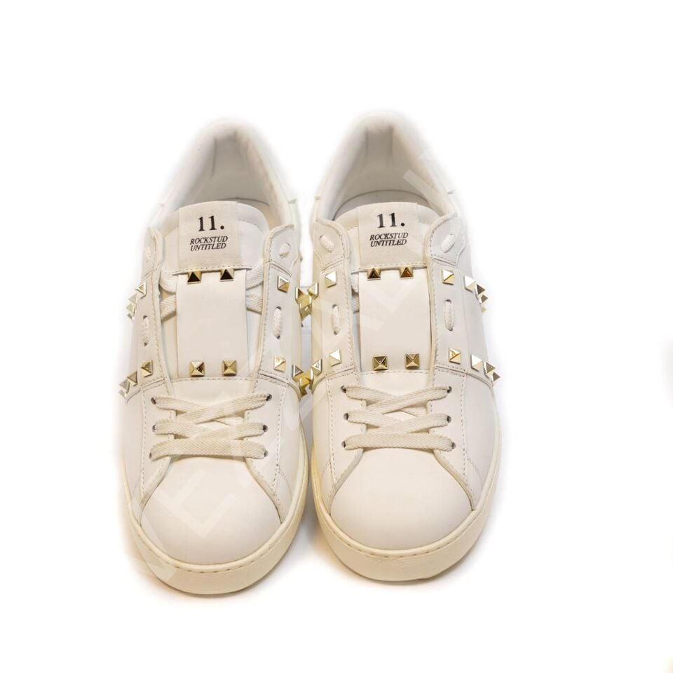 Vltn 904 Beyaz Gold Çivili Erkek Ayakkabı