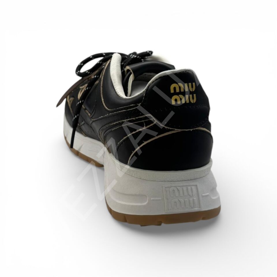 Miu 1193 New Balance Eskitme Siyah Kadın Ayakkabı