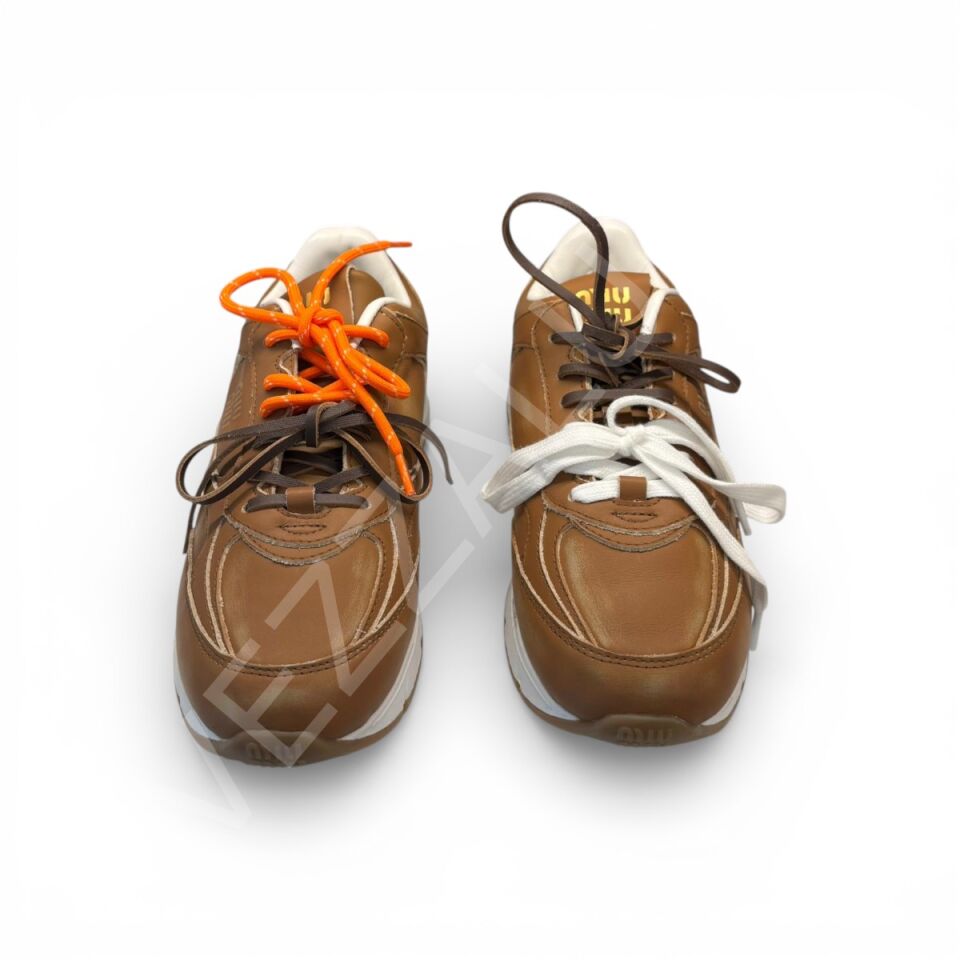 Miu 1194 New Balance Eskitme Kahverengi Kadın Ayakkabı