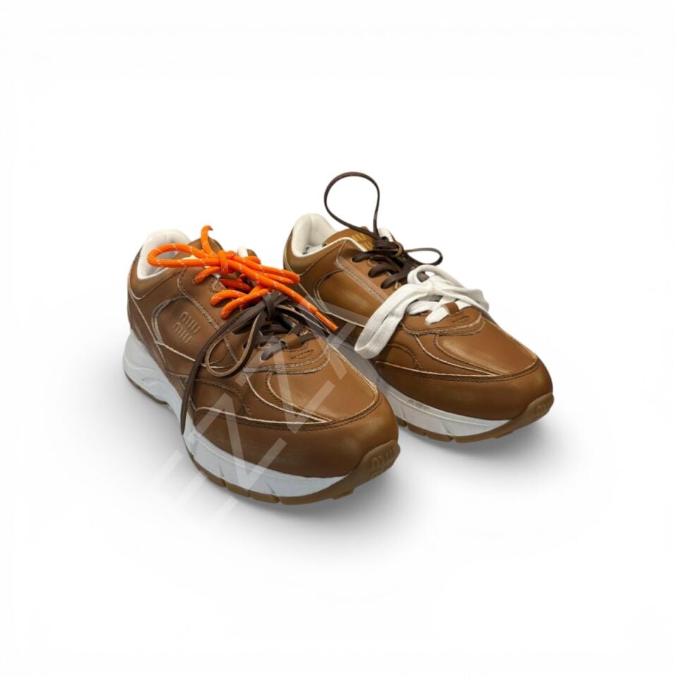 Miu 1194 New Balance Eskitme Kahverengi Kadın Ayakkabı