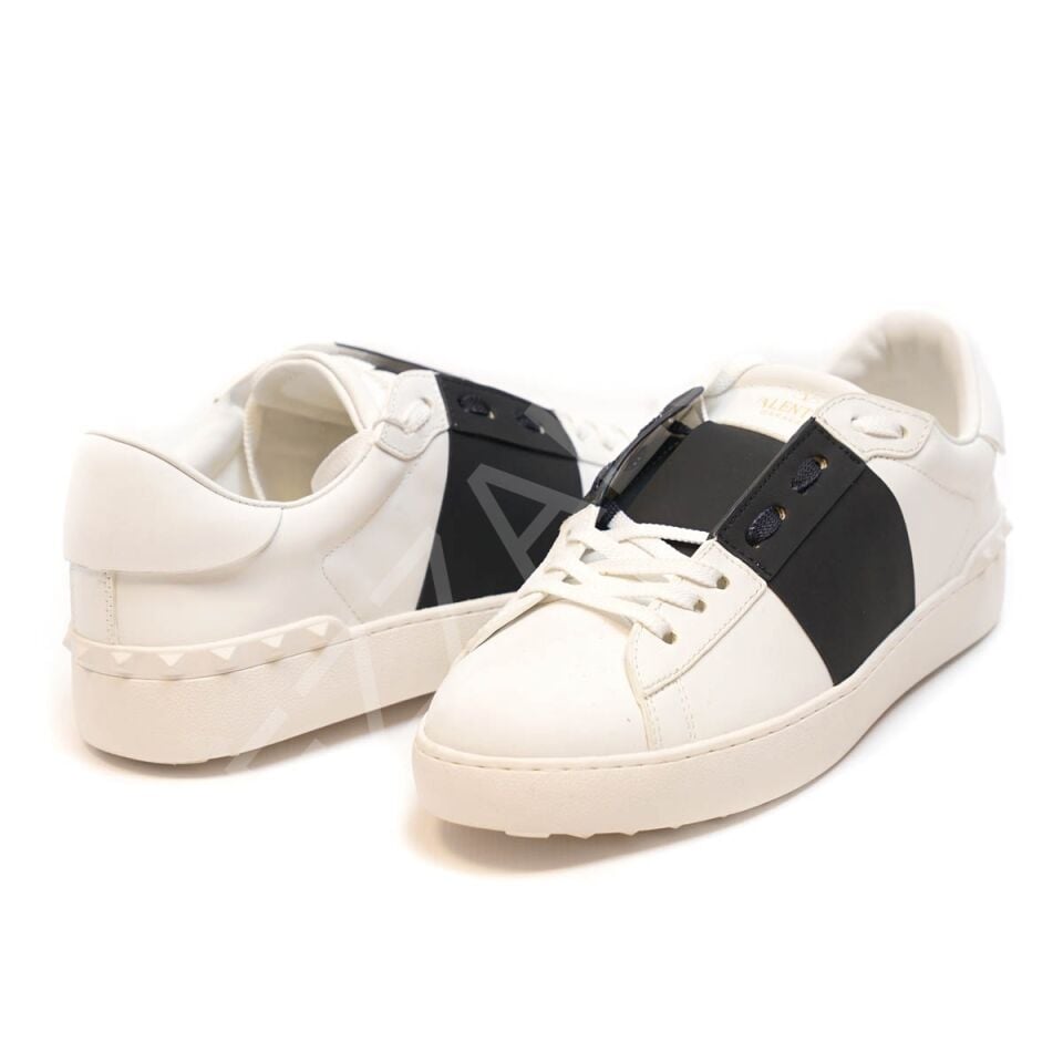 Vltn 906 Beyaz Siyah Bantlı Erkek Ayakkabı