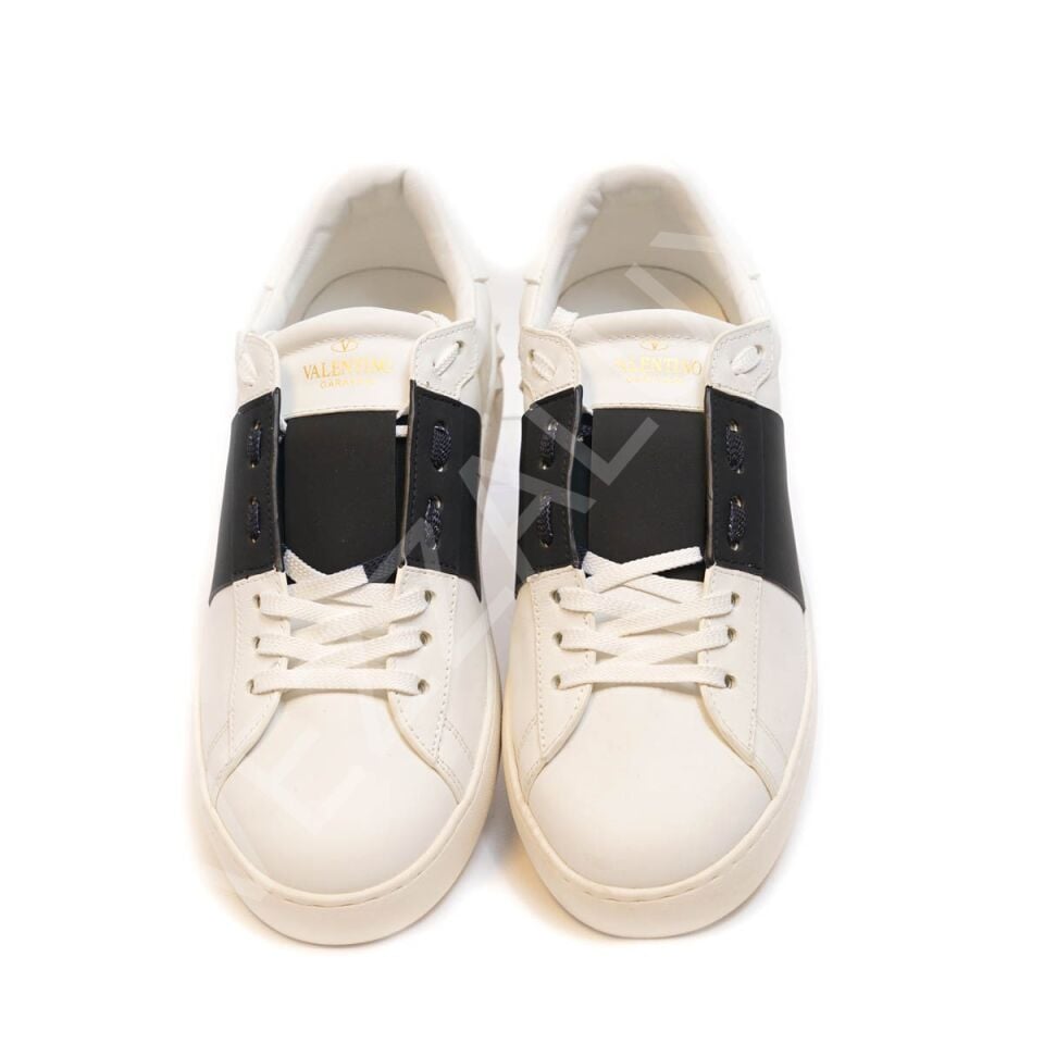 Vltn 906 Beyaz Siyah Bantlı Erkek Ayakkabı