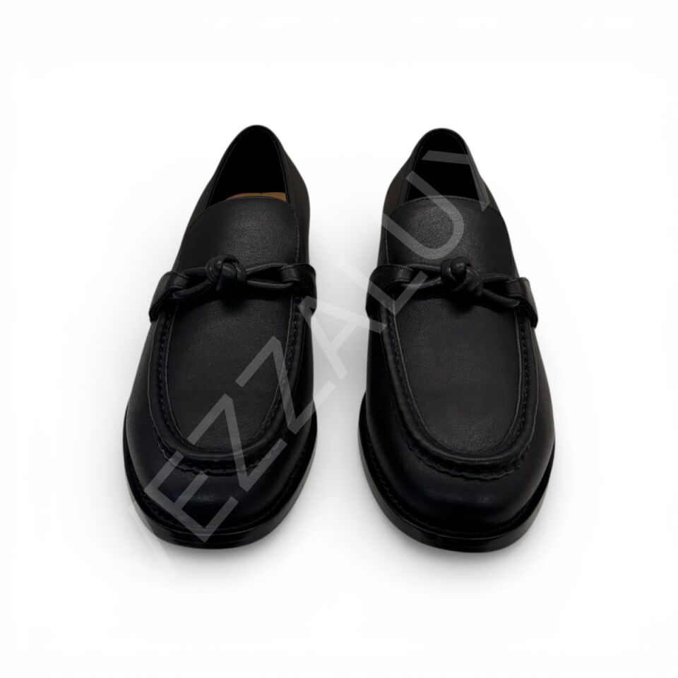 Bottega 1206 Siyah Loafer Erkek Ayakkabı
