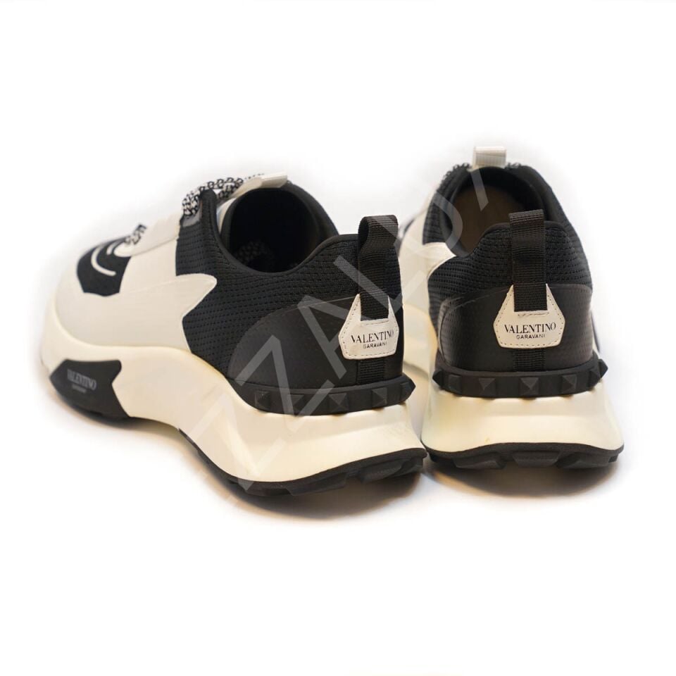 Vltn 911 Beyaz Arkası Siyah Erkek Ayakkabı