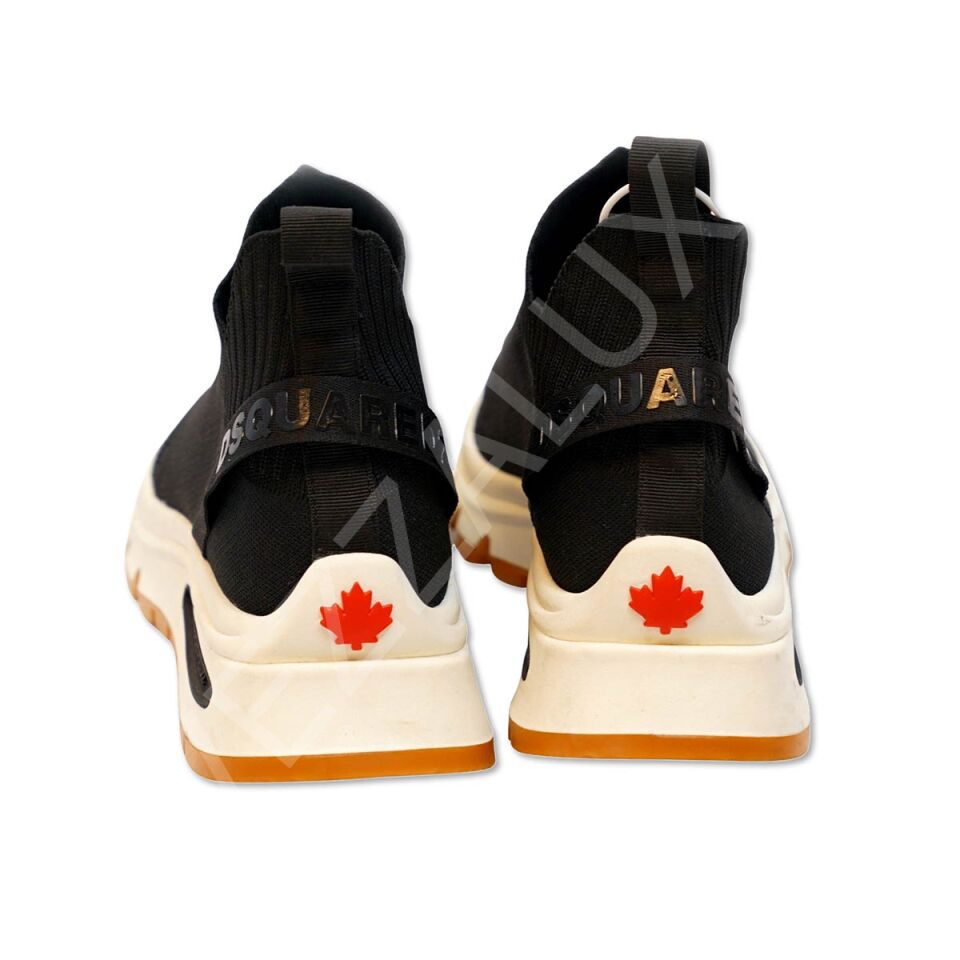 Dsq2 813 Siyah Erkek Ayakkabı