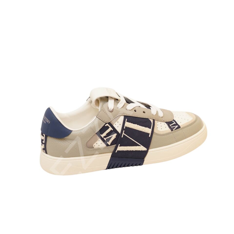 Vltn 1012 Gri  Lacivert Bantlı Erkek Ayakkabı