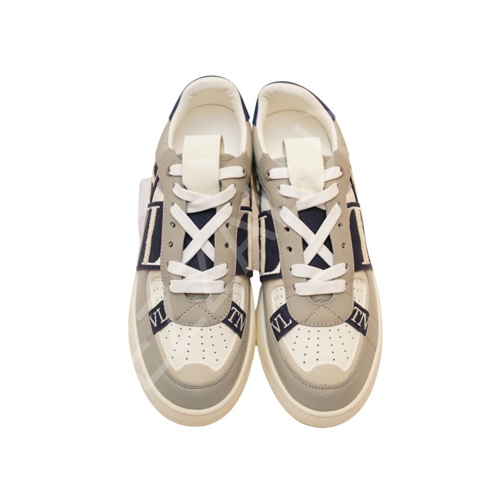 Vltn 1012 Gri  Lacivert Bantlı Erkek Ayakkabı