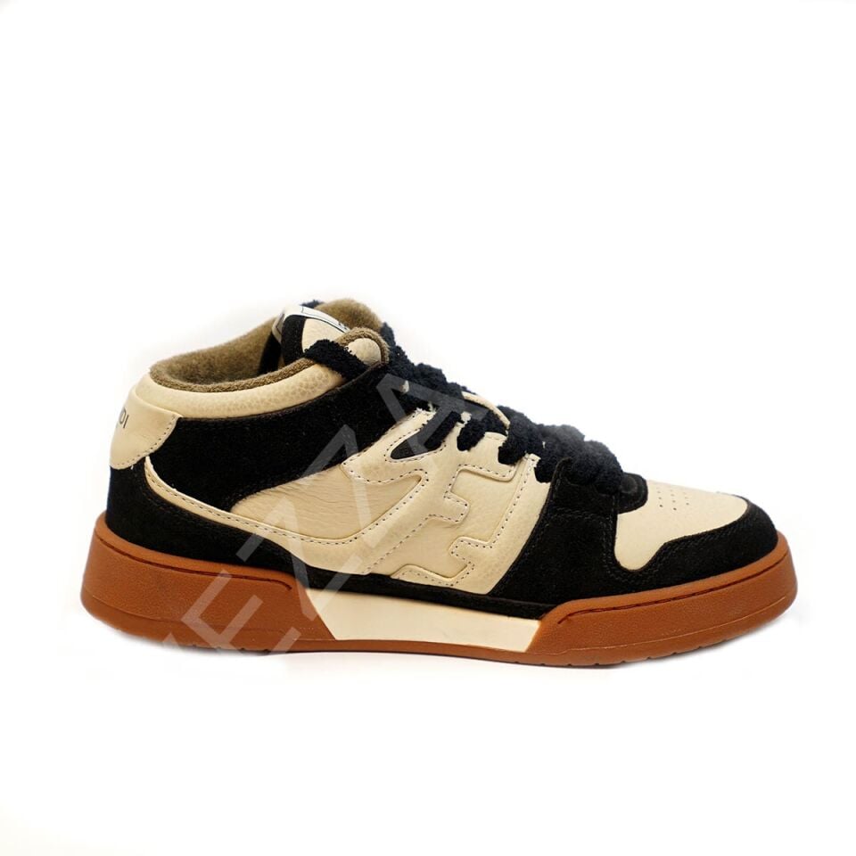 Fendi 920 Siyah Krem Erkek Ayakkabı