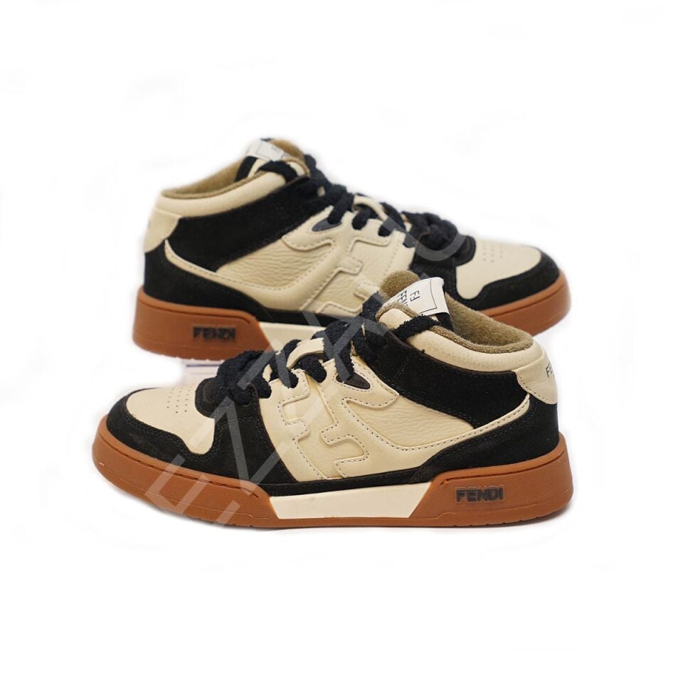 Fendi 920 Siyah Krem Erkek Ayakkabı