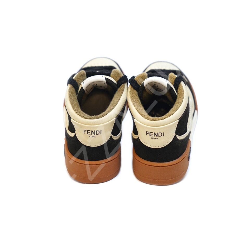 Fendi 920 Siyah Krem Erkek Ayakkabı