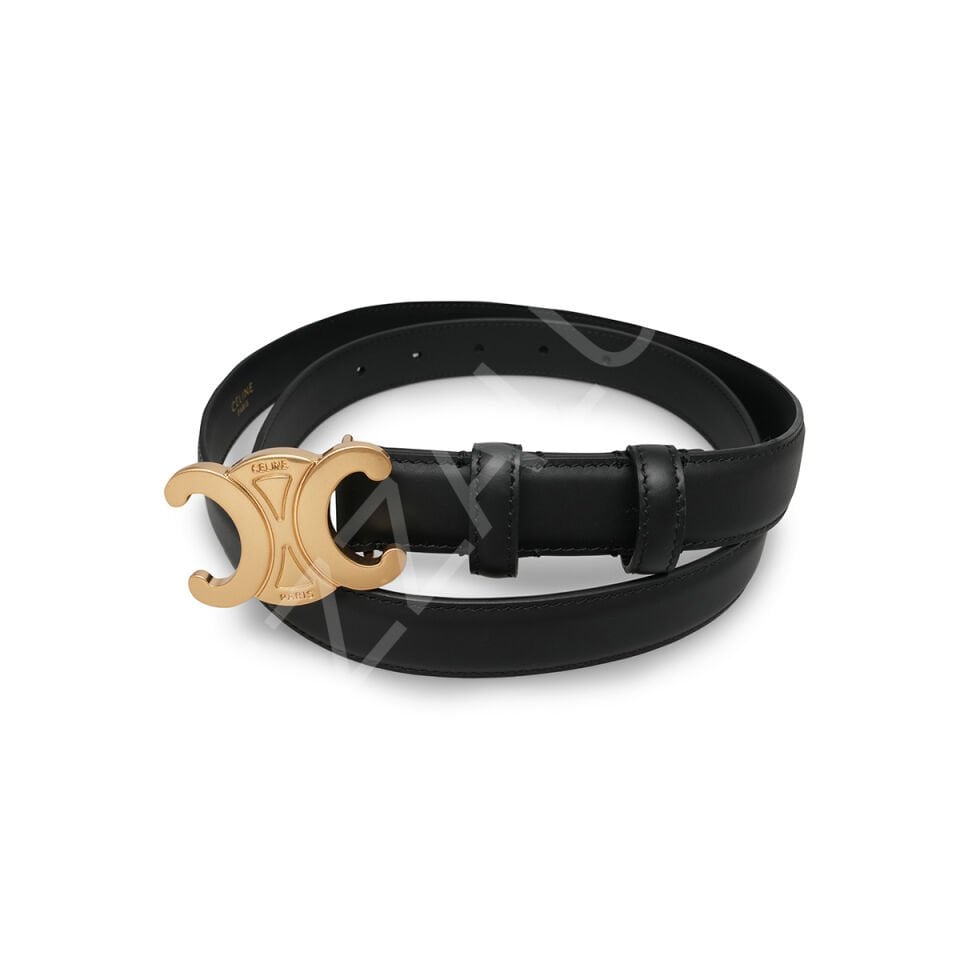 Celine K02 Siyah Altın Kadın Kemer