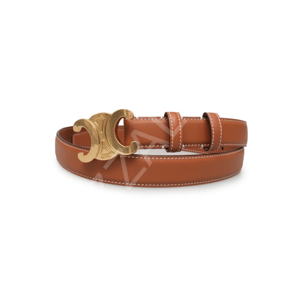 Celine K03 Taba Altın Kadın Kemer