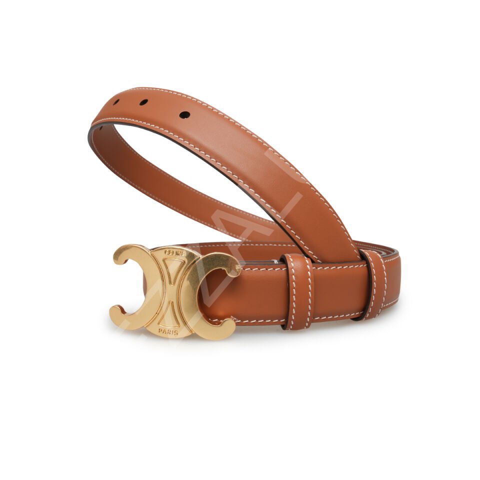 Celine K03 Taba Altın Kadın Kemer