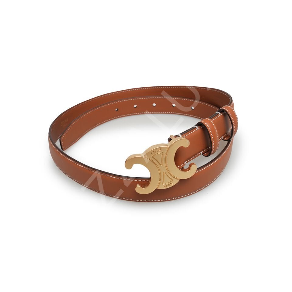 Celine K03 Taba Altın Kadın Kemer