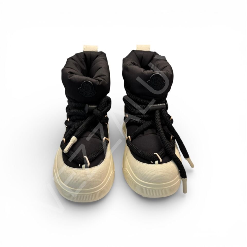 Moncler 1216 Arkası Beyaz Bot Kadın Ayakkabı