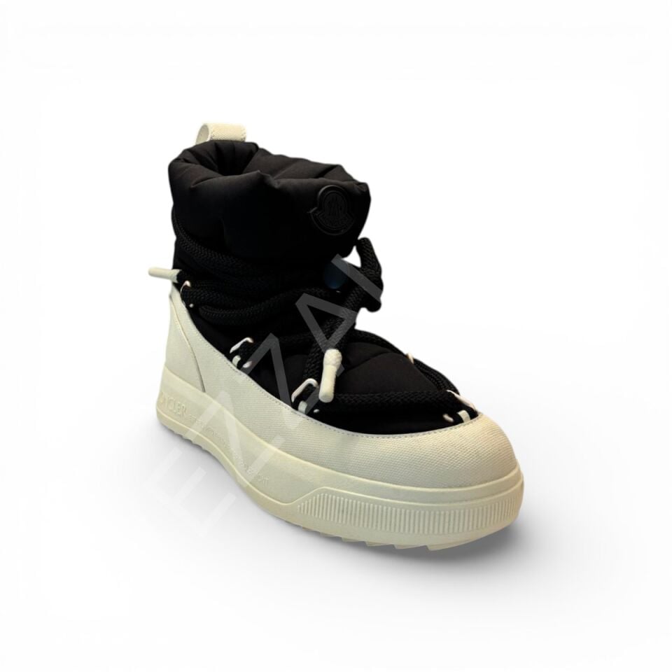 Moncler 1216 Arkası Beyaz Bot Kadın Ayakkabı