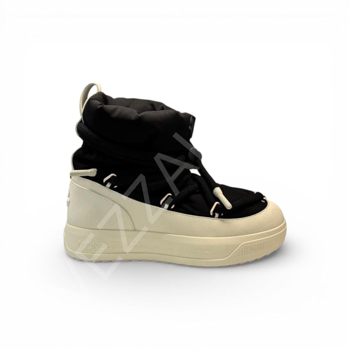 Moncler 1216 Arkası Beyaz Bot Kadın Ayakkabı