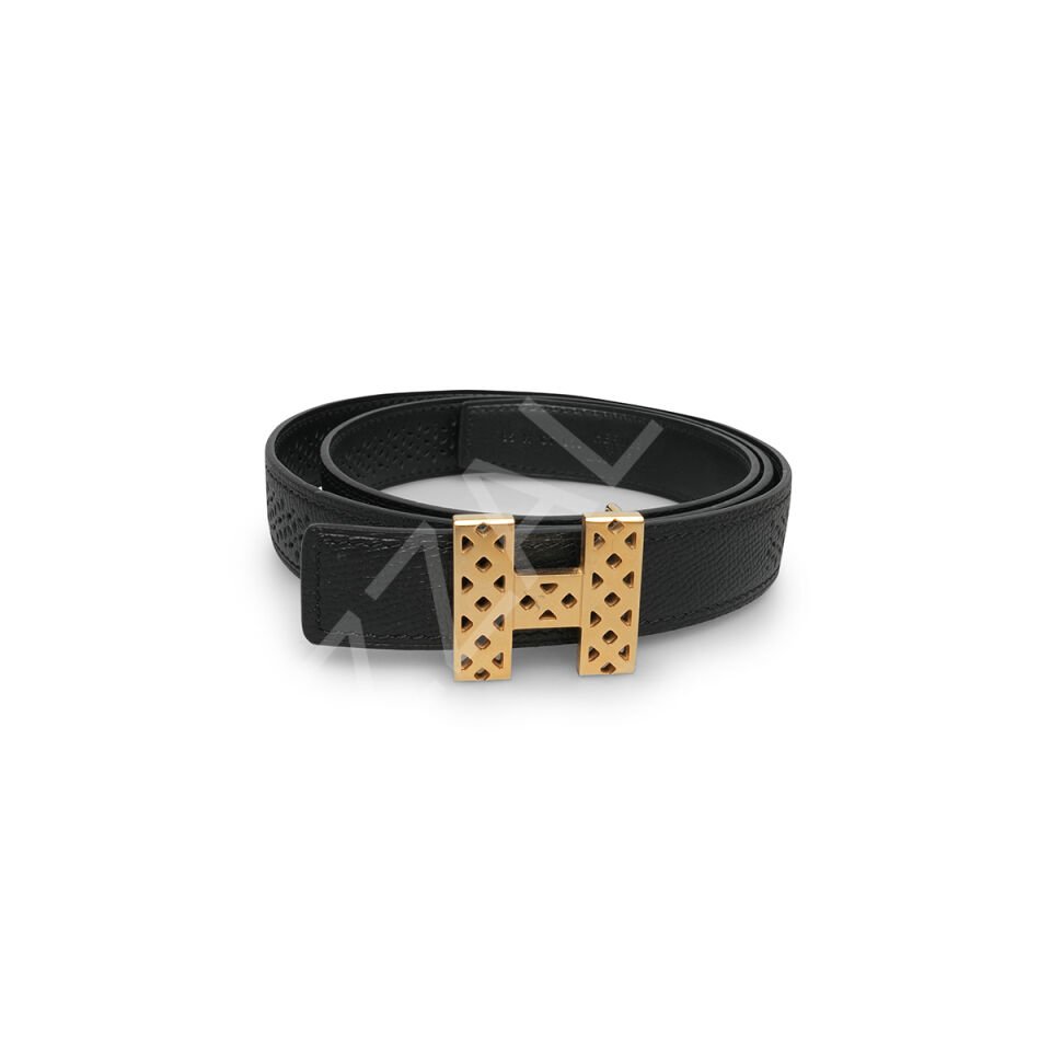 Hermes K06 Siyah Delikli Tokalı Kadın Kemer