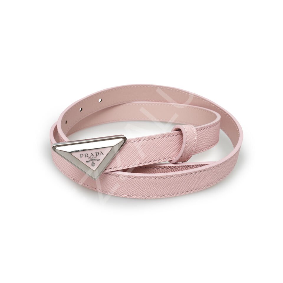 Prada K07 Pembe Kadın Kemer