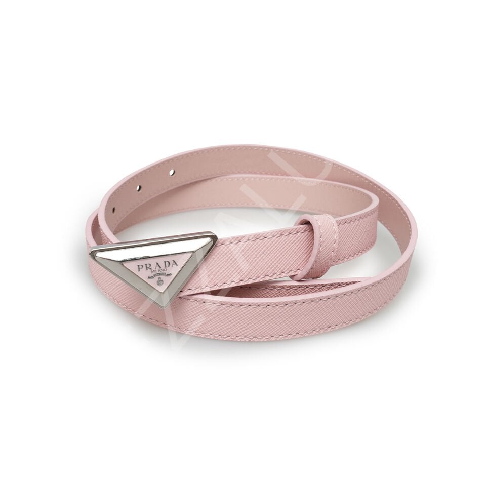Prada K07 Pembe Kadın Kemer