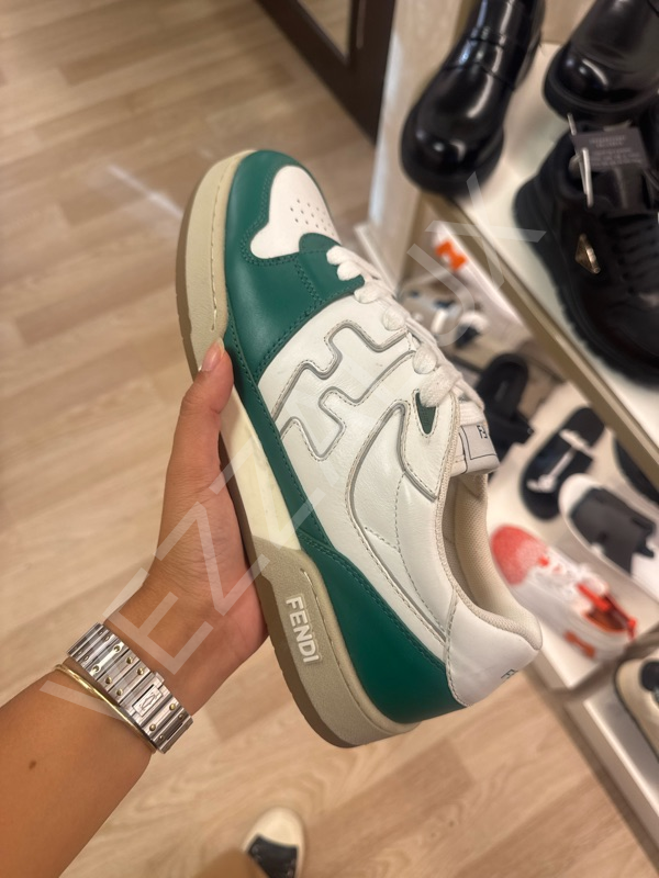 Fendi 926 Beyaz Yeşil Erkek Ayakkabı