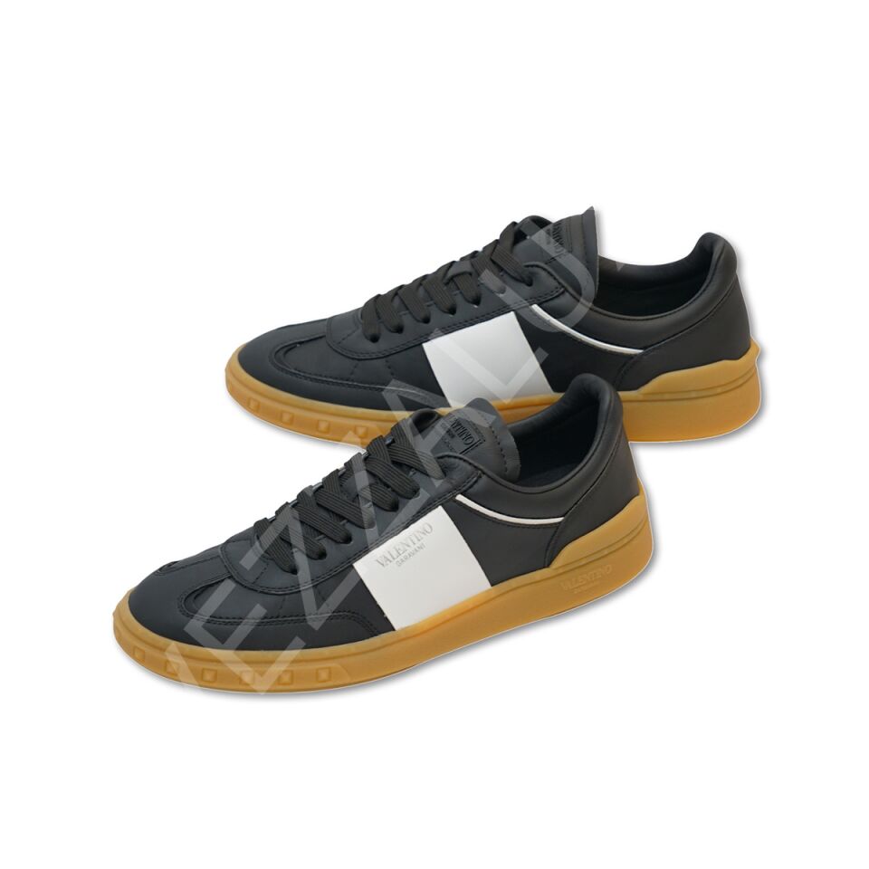 Vltn 1016 Full Siyah Beyaz Kemer Erkek Ayakkabı