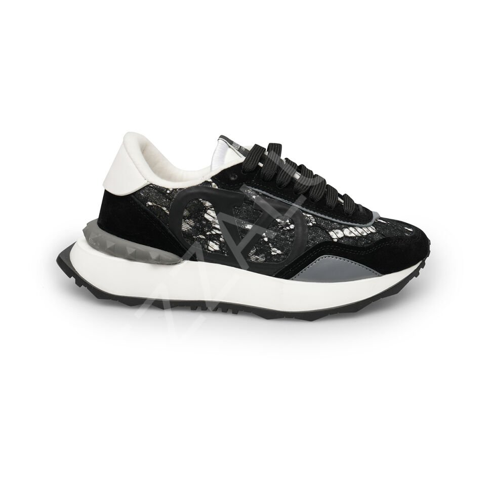 Vltn 578 Siyah Dantelli Kadın Ayakkabı