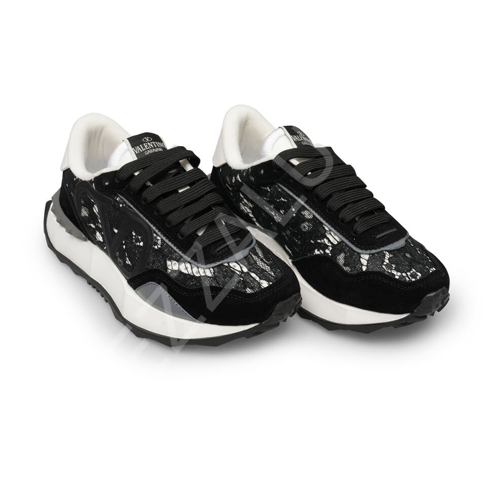 Vltn 578 Siyah Dantelli Kadın Ayakkabı